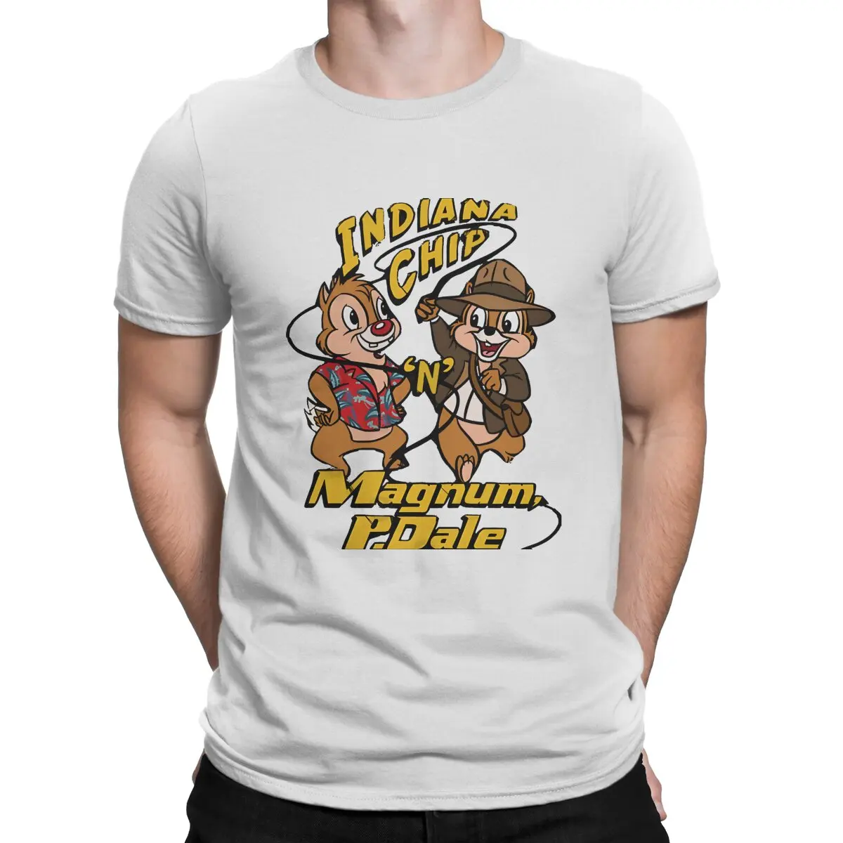 Camiseta de Disney para hombres y mujeres, camisa de ocio, Chip N, Magnum, P.Dale, rescate, Rangers, única, la más nueva