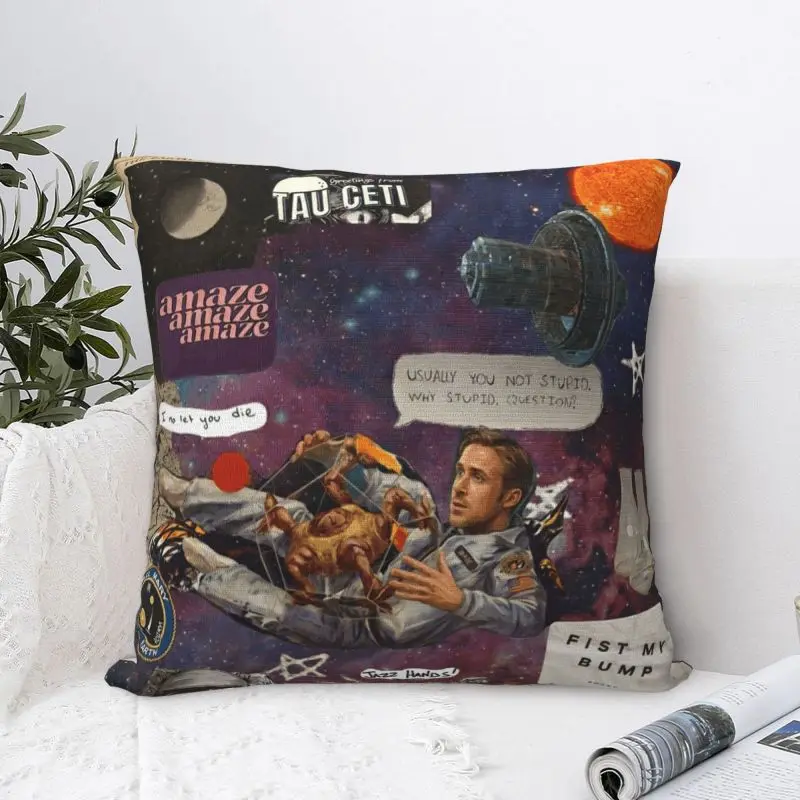 Custom 2026 New Rescue Plan Funny Projects Hail Mary Pillow Case Modern Cushion Cover Square Pillowcase