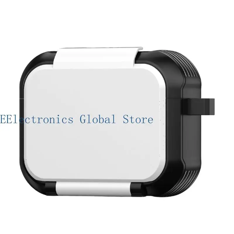 462B Stylish Earbud Case With Integrated Stand And Mirror For Earphones Scratch Resistant Sleeve Shell