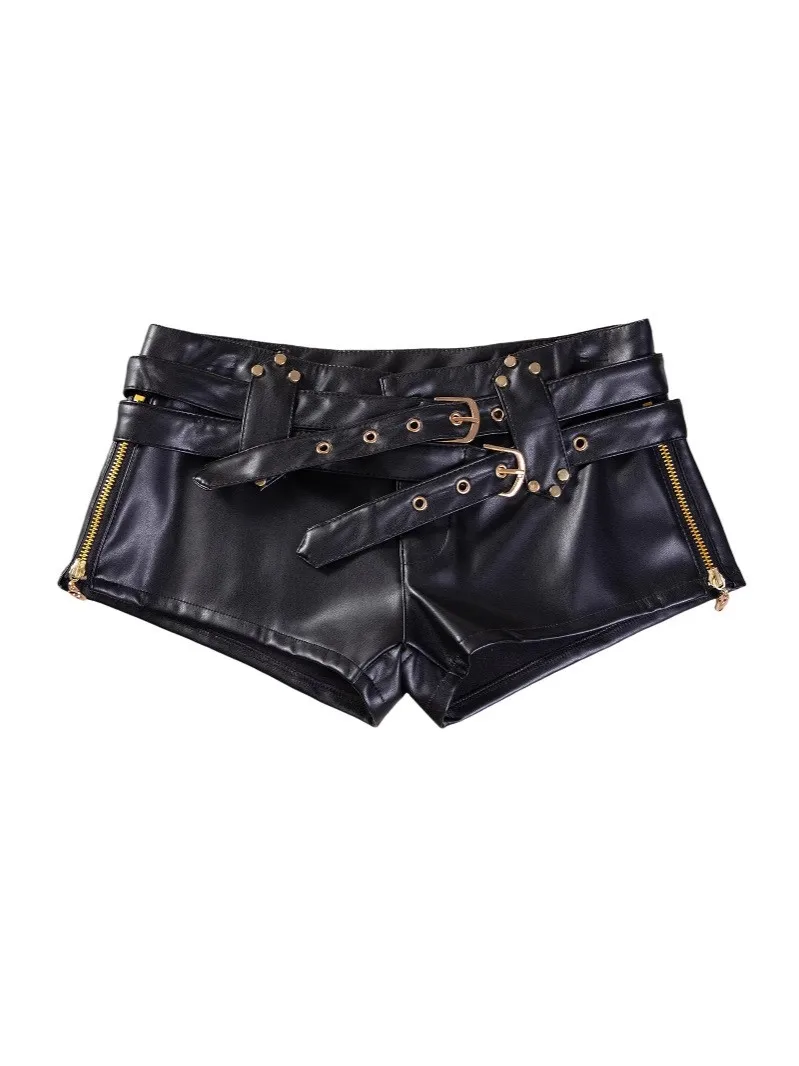 Low Waist Slight Stretch Shorts Low Rise Casual with Medium Thickness Private Celebrity Style Three Quarter Length Women Shorts