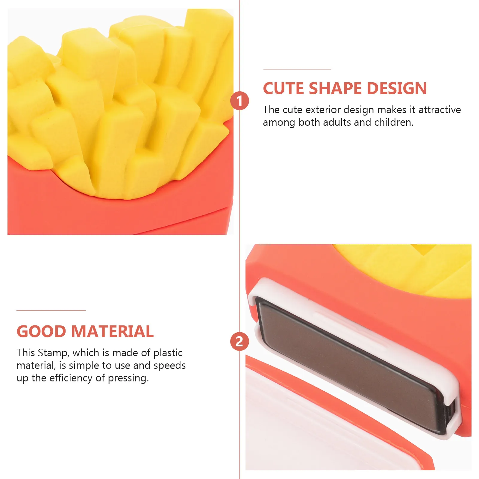 

Детский штамп с именем в форме еды, мультяшный, пластиковый, для одежды, быстросохнущий, не выцветающий, многофункциональный, удобный, для детских скрапбуков