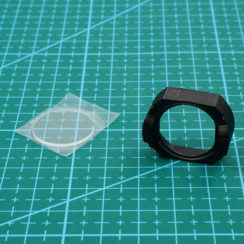 For DJI O4 Air Unit Pro Lens Protector 25.6x21.2mm TPU Frame Quartz Glass UV Filter Guard Compatible with Speedybee Bee25/Bee3X