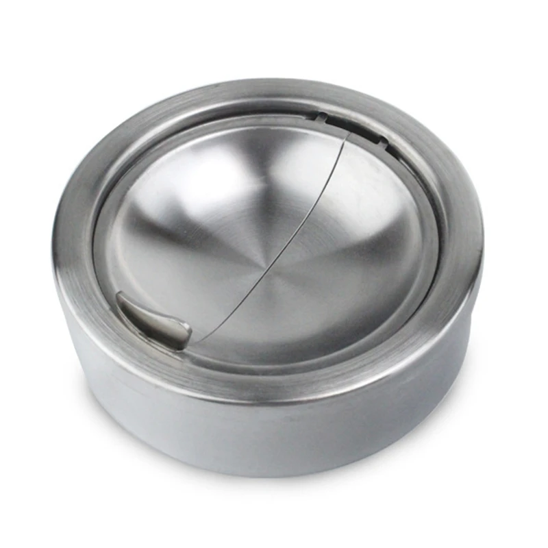 Ashtray Stainless Steel Ashtray with Lid Cigarette Ashtray for Indoor or Outdoor Use Ash Holder for Smokers Desktop Smoking Ash