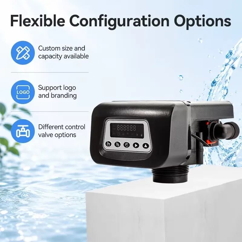 Wholesale 45000L/Hour Commercial Water Treatment Valve Automatic Control Water Softening Filter Valve