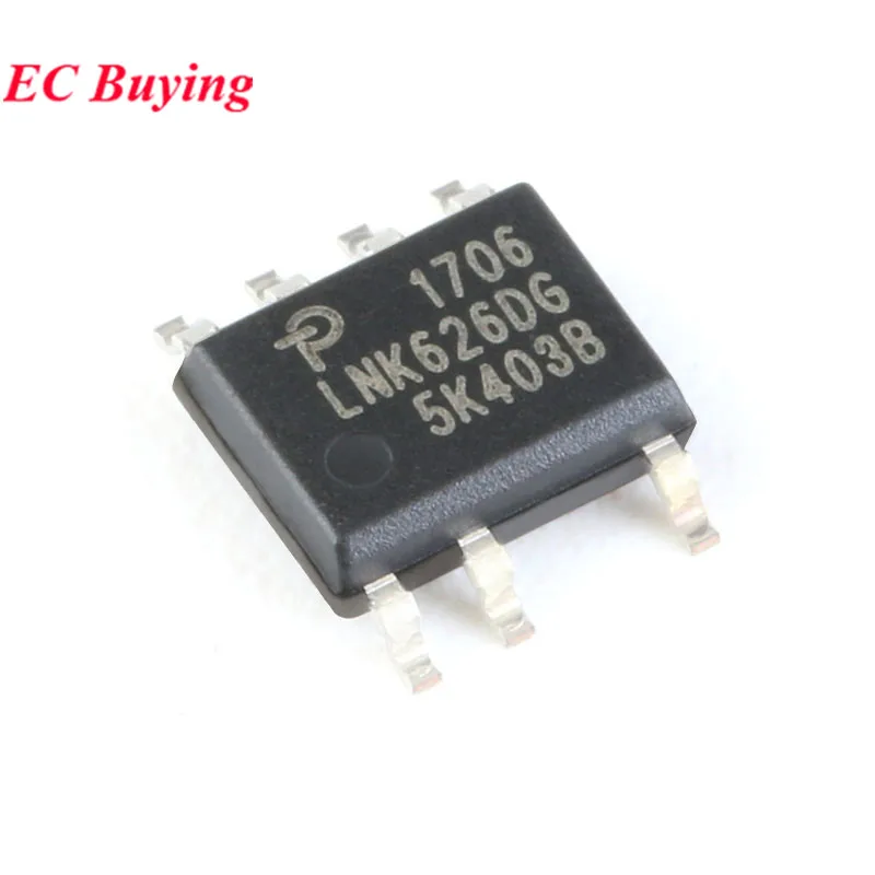 10Pcs/1pc LNK626DG LNK626 LNK626DG-TL SOIC-7 SOP-7 Switching Power Supply Chip AC/DC Switch Converter IC