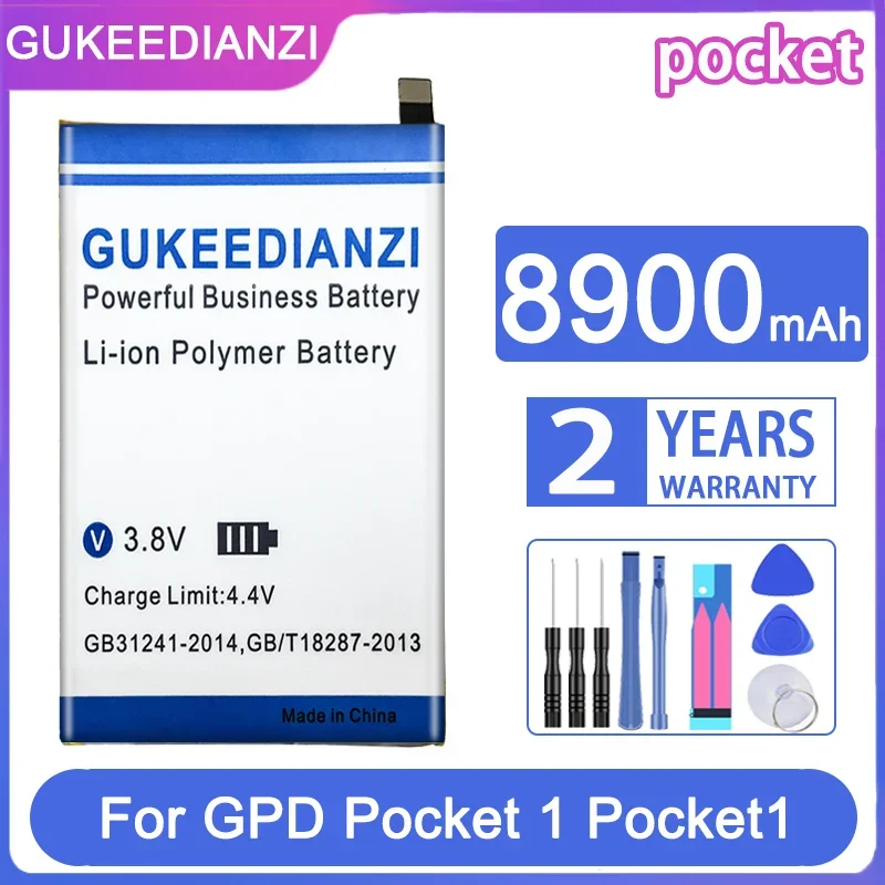 

GUKEEDIANZI Replacement Battery 8900mAh For GPD Pocket 1 Pocket1 Laptop Batteries