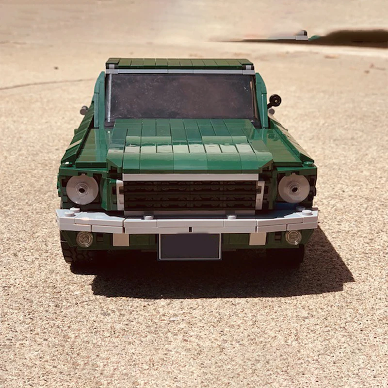 1400 قطعة MOC BULLITT Mustanger لتقوم بها بنفسك Bullitt Edition التعليم نموذج اللبنات عيد ميلاد اللعب هدية