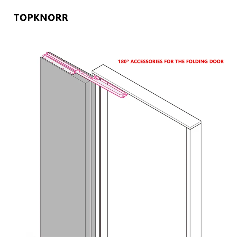 Wardrobe 180 Degree Folding Flat door Accessories Household Door Cloakroom Door Partition Door Hardware Connector Accessories