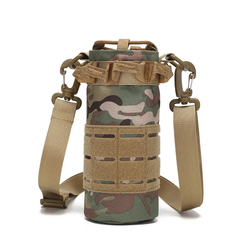 Tactical Molle Waterflesje Outdoor Sport Hydratatie Draagtas Nylon Reisketelpakket Met Schouderriem