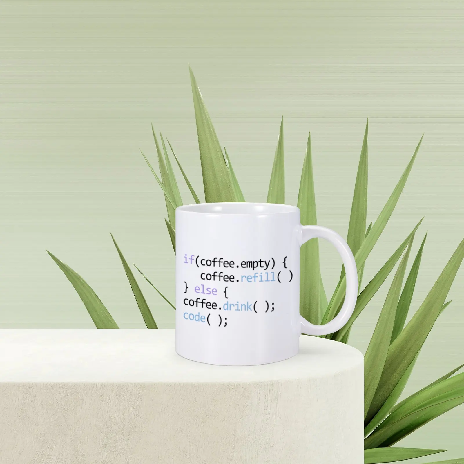 11oz Funny Ceramic Coffee Mug Code Tea Milk Multicolor Cup for Engineer Programmer Colleague Coworker Novetly Creativity Gift