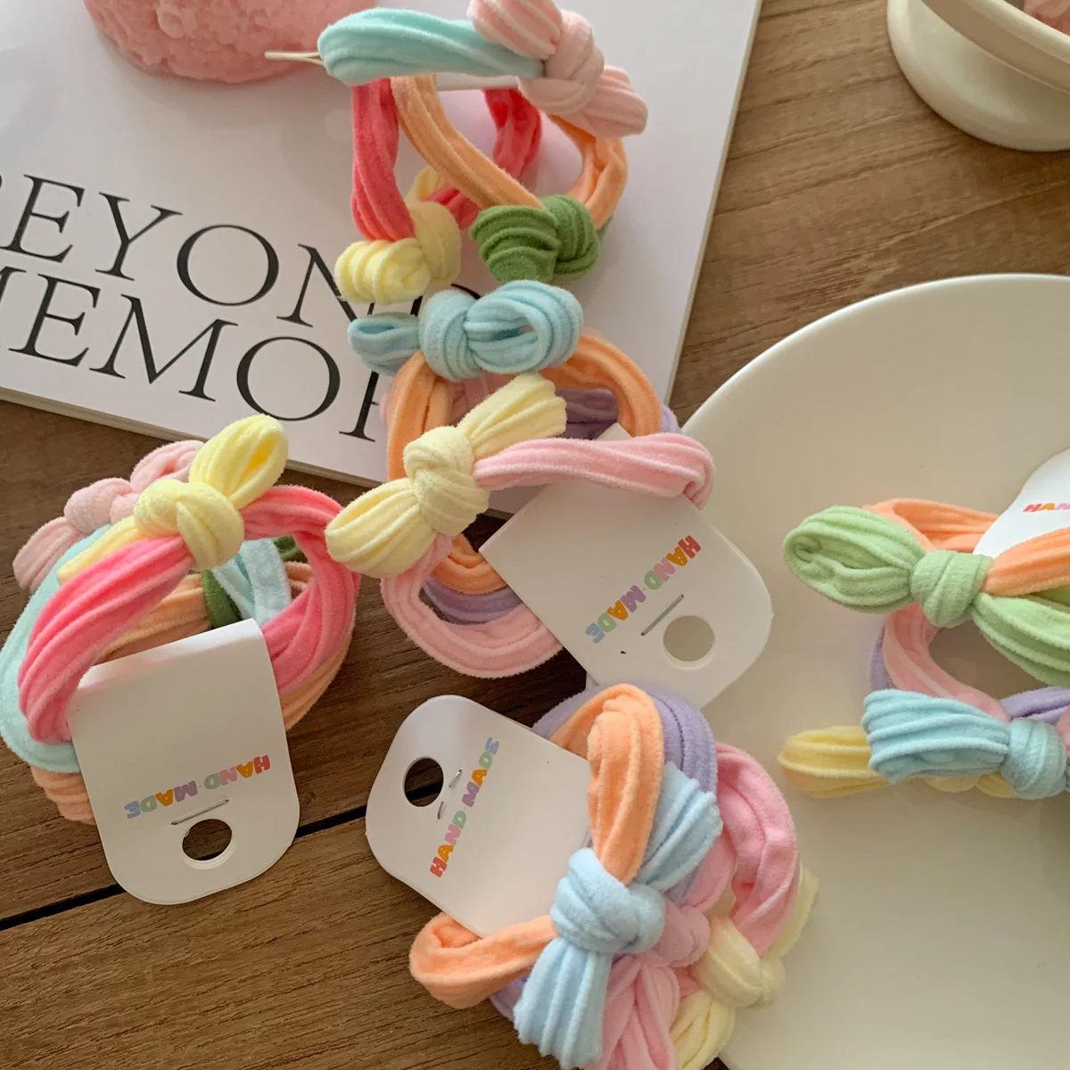 

Solid Bowknot Hairband Hair Clips for Baby Girls Handmade Bows Hairpin Barrettes Headwear Kids Hair Accessories