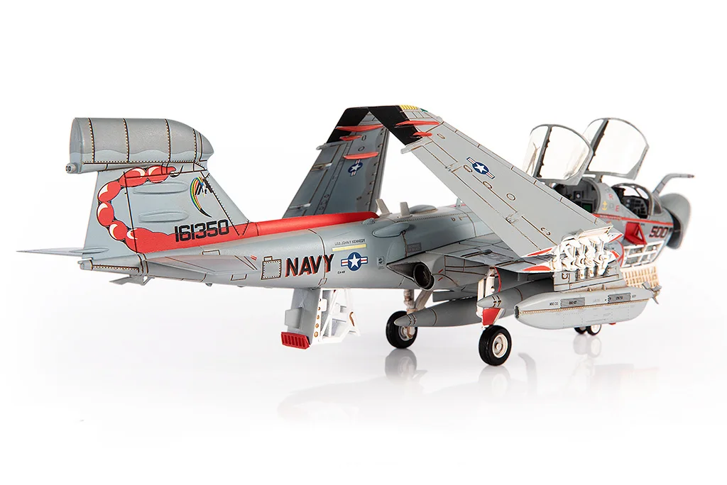 1/72 Model pesawat perang elektronik JC US EA-6B skuadron VAQ-132 2005 model koleksi produk jadi logam campuran