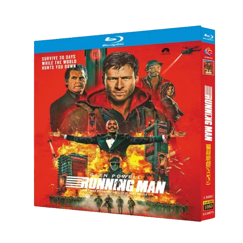 The Running Man (2025)BD Blu-ray Disc All Region New Box Set Pronunciación en inglés
