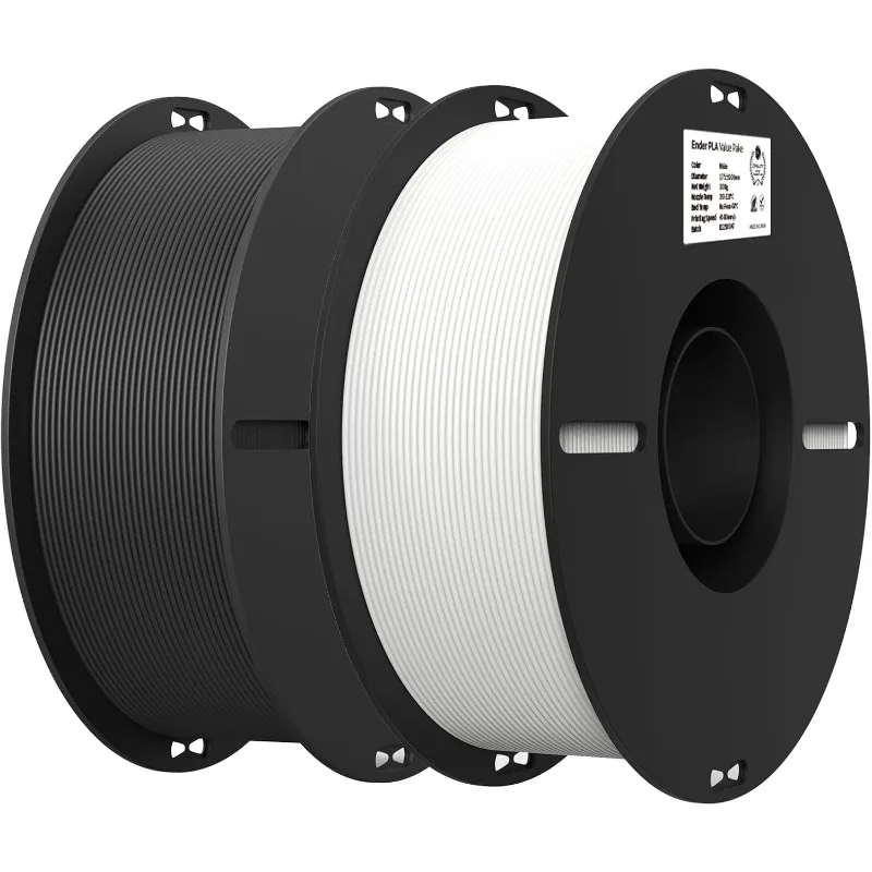 PLA 1.75mm Filament Bundle for 3D Printing with No-Tangling Strong Bonding and Overhang Performance,