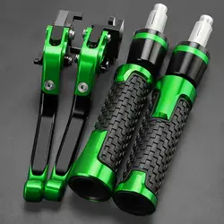 For kawasaki ZX9R ZX 9R 2000 2001 2002 2003 Motorcycle Accessories Folding Adjustable Brake Clutch Levers Handlebar grips ends