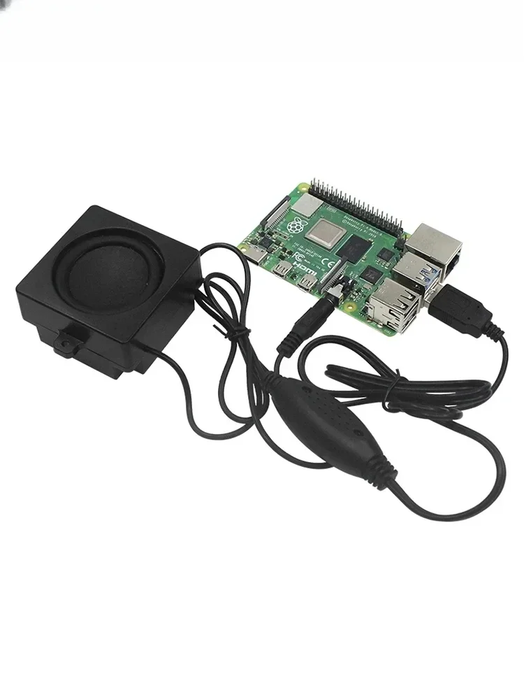 

Динамик Raspberry Pi Raspberry Pi 4B/3B + маленький динамик, плата усилителя звука, бесплатно