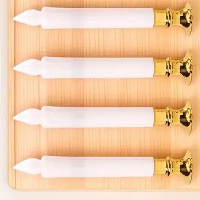 4Pcs Electric LED Lights Artificial Flameless Lamps Home Decoration Incense Offering Safe Energy Saving