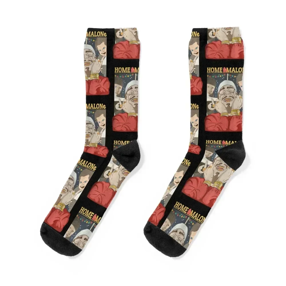 Home Malone Cartoon Socks designer brand cotton Hiking boots Socks Male Women's