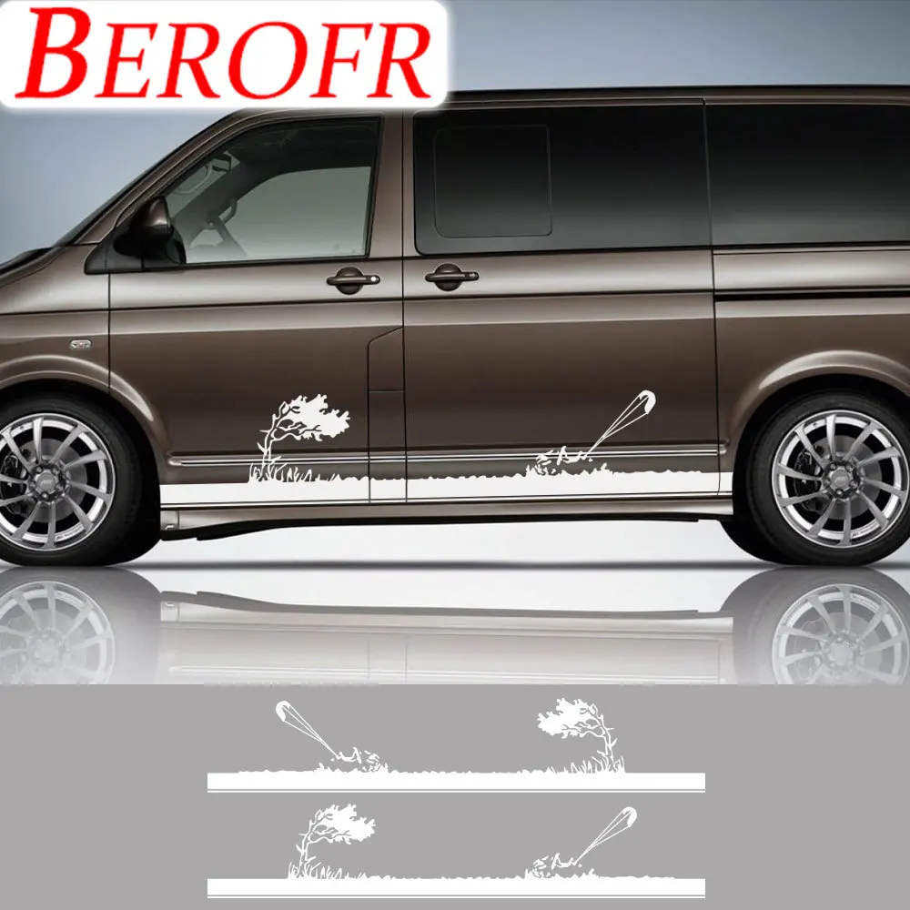 Car Stickers For Volkswagen VW Caravelle Multivan California Transporter Bus T3 T4 T5 T6 Accessories Camper Van Vinyl Decals