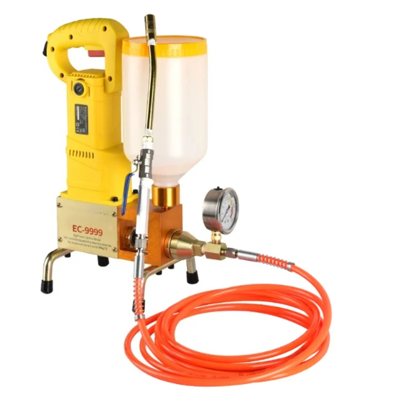 EC9999 High Pressure Waterproof Grouting Machine 1100W Injection Pump Epoxy/Polyurethane Foam Grouting Liquid Leakage ToolS