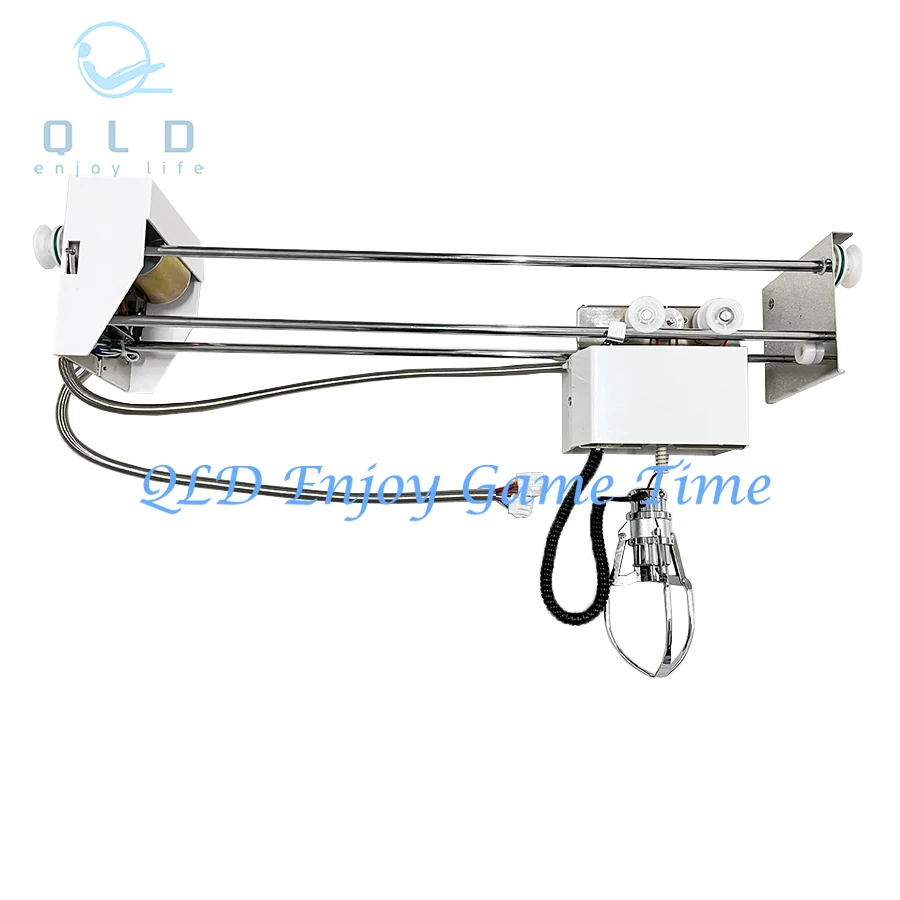 Arcade Claw Game Vending Machine DIY Kit Toy Crane 71 Plastic Gantry with Game Board Joystick Buttons Power Supply LED Light