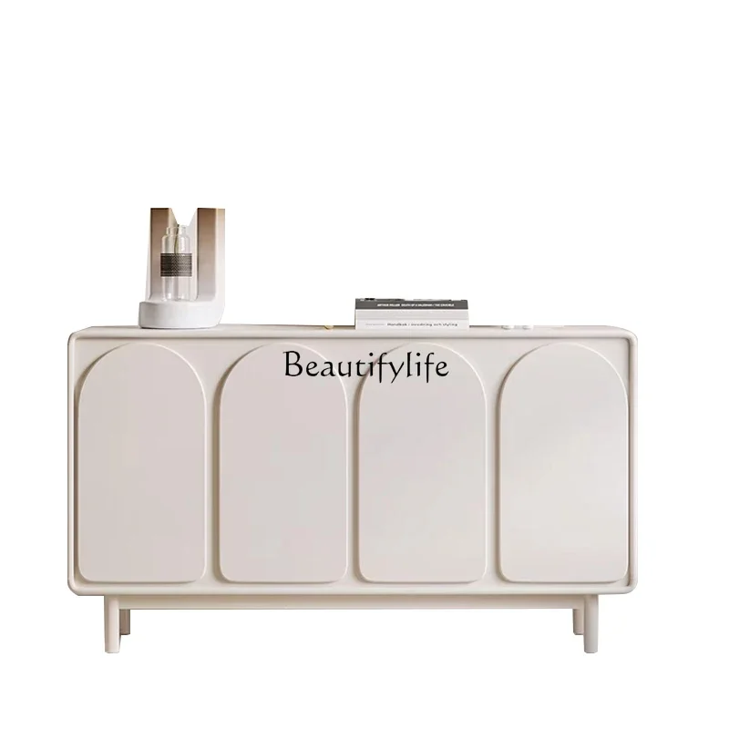 

ls 42 French cream style side cabinet modern simple entrance cabinet