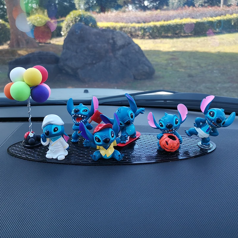 Car interior Disney Stitch car interior decoration ornaments male and female doll car decoration cartoon high-end decoration