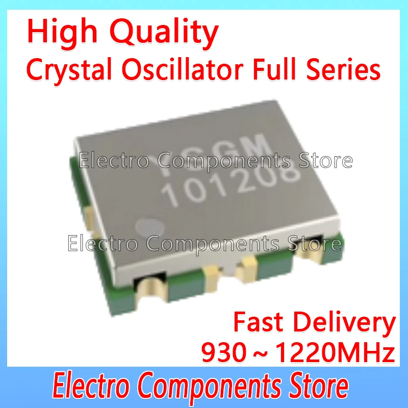 YSGM101208 930-1220MHz VCO Voltage Controlled Oscillator 7mm*9mm*2mm Communication Interference 50Ω Sub-1Ghz 101208 3v-6v