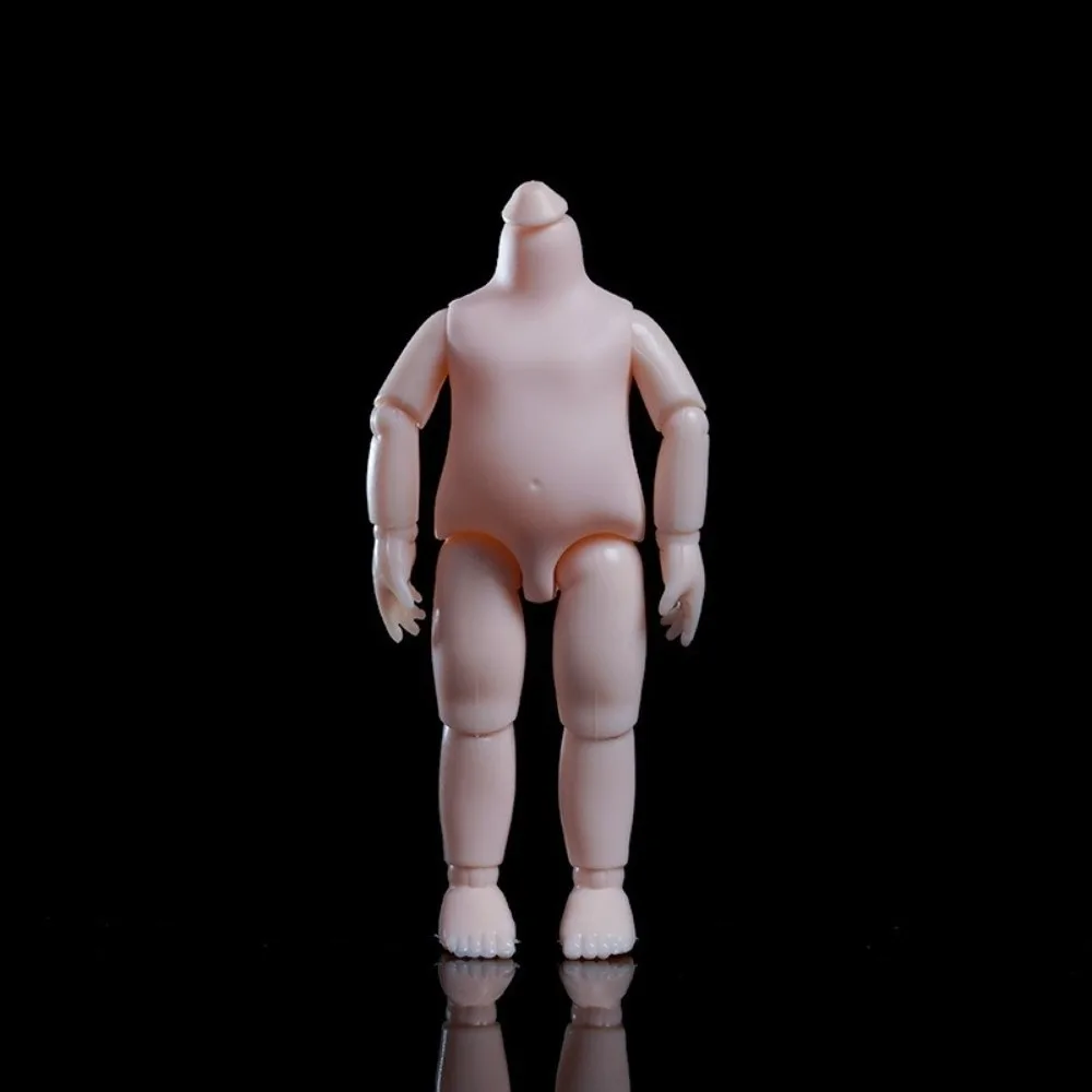12cm Height 1/12 Doll Body Neck Can Be Twisted White Skin 6 Inch Jointed Dolls Doll's Accessories For Children Birthday Gifts