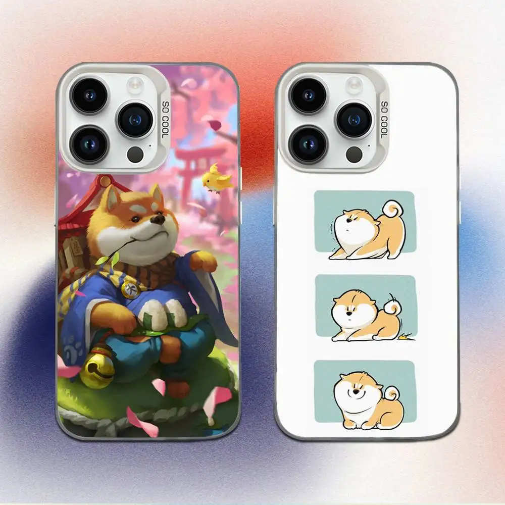 

Cartoon Koki Corgi Dog Phone Case For iPhone 16,15,14,13,12,11,Mini,Pro,E,MAX White Candy Matte Shockproof Cover