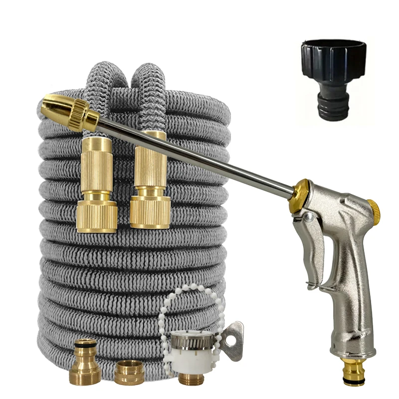 New Car Wash Water Gun Irrigation Flexible Expandable Magic Hose Garden Pipe with Spray Gun High Pressure Car Wash Cleaning Tool