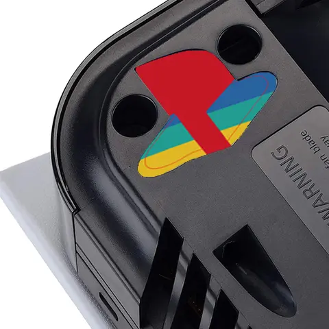 DATA FROG Anpassade vinyldekaler för PS5-konsollogotyp underlagsklistermärke för PS5-konsol, skivversion och digital version 2023 10 best sales PS5 Digital Skin - №1