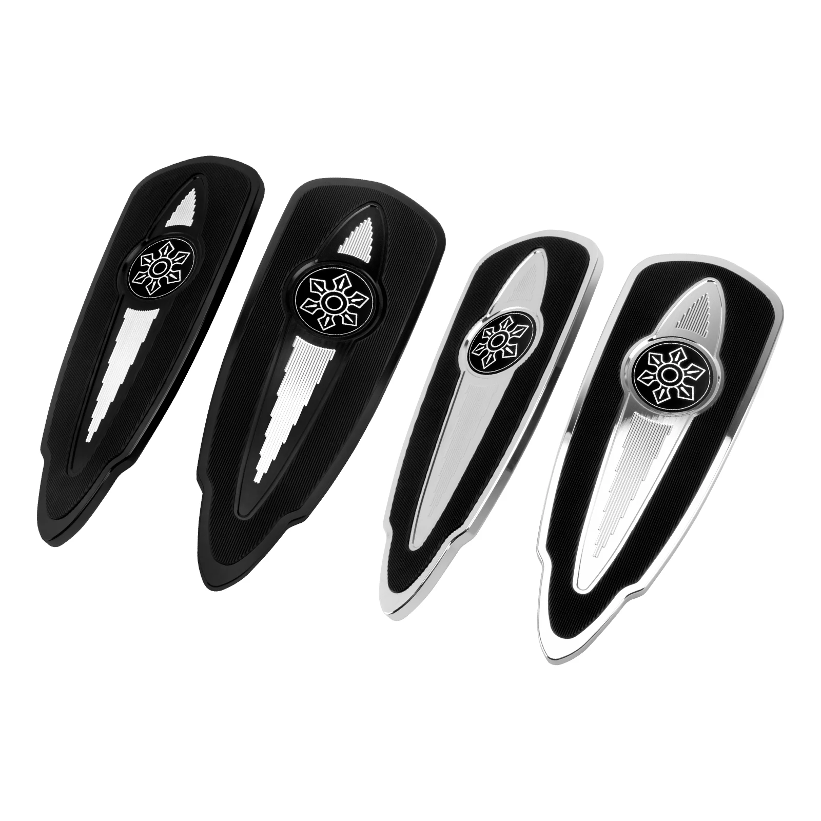 Motorcycle Aluminum Front Foot Peg Rider Floorboard Pads For Indian Specific Pursuit Challenger Sprngfield chief Roadmaster