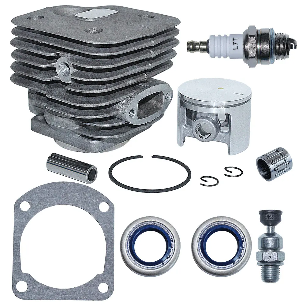 Imagem -05 - Furo Grande 52 mm Kit Junta do Pistão do Cilindro para Husqvarna 61 268 272 272xp Motosserra 503758172 503446501 w Rolamento de Agulha Selo Óleo