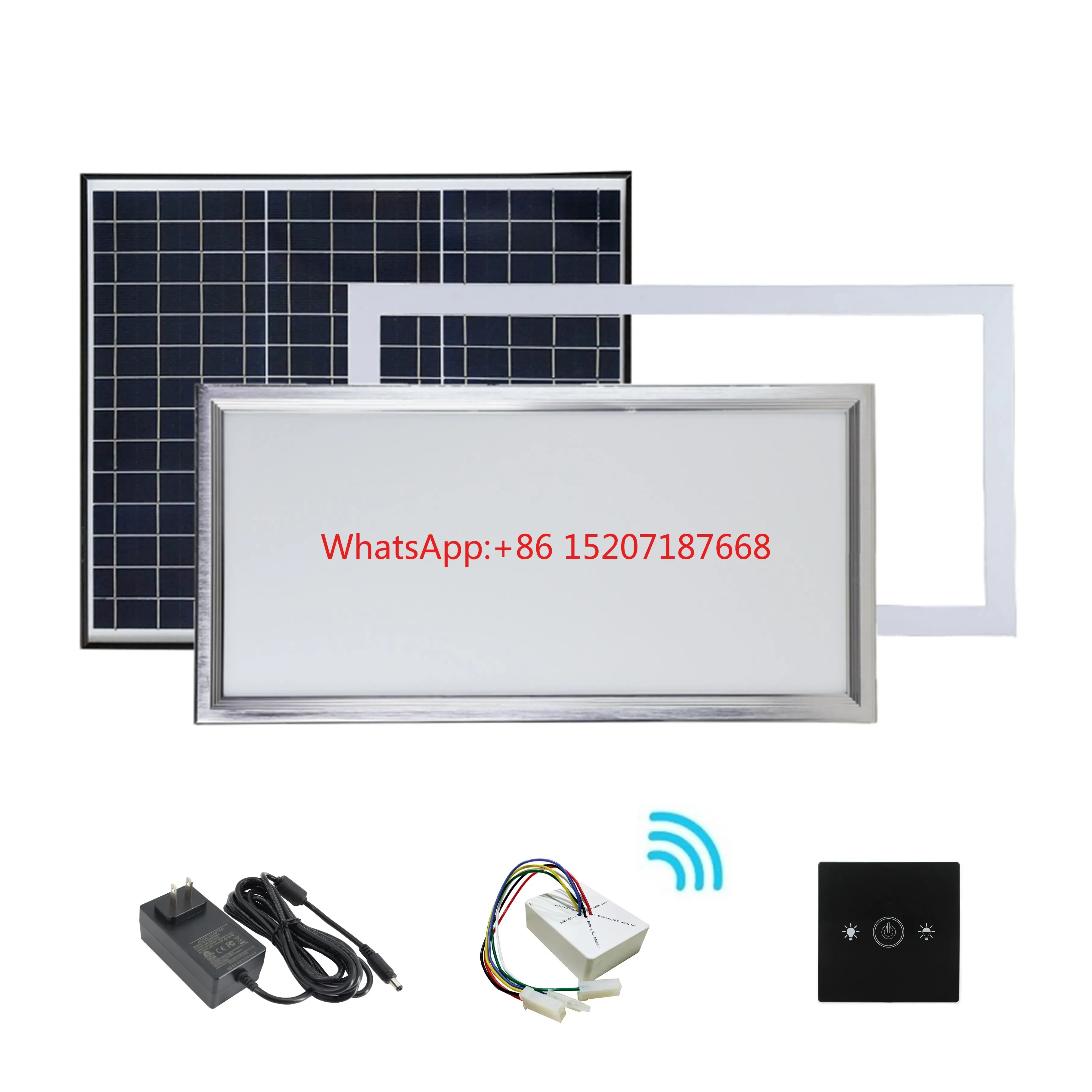 Sun Powered Natural Indoor Light for Home Modern Office No UV/Heat Transfer Shaftless Ceiling Skylight 50W Solar LED Lighting