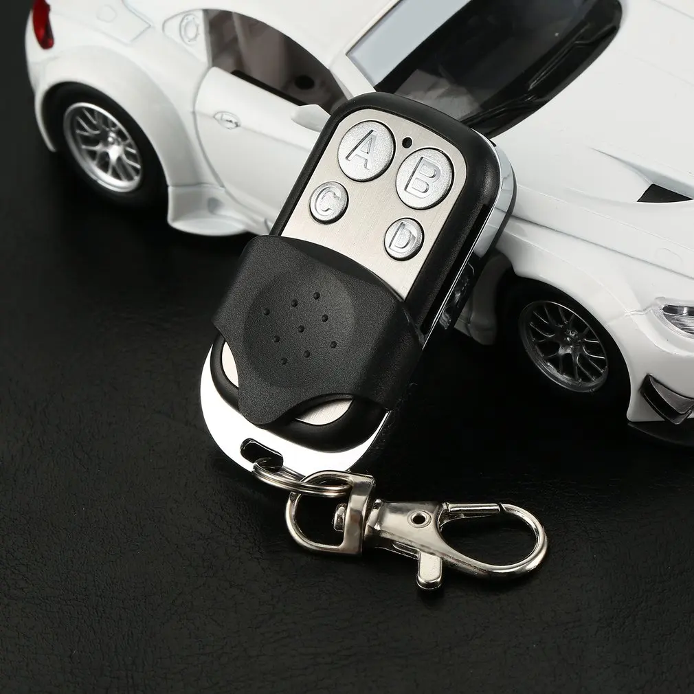 Electric Remote Control Cloning Remote 433mhz Key ABCD 4 Buttons Duplicate Clone for Gate Garage Door Replacement