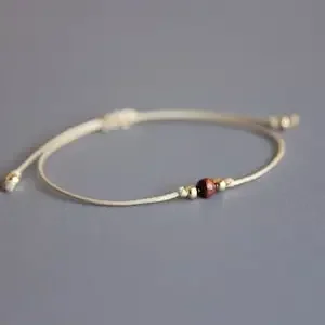 سوار كريستال عين النمر الأحمر للنساء ، العطف النسائي ، الأحجار الكريمة للحماية ، هدية للطلاب