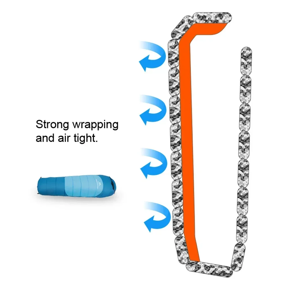Mountainhiker открытый спальный мешок для кемпинга портативный зимний утолщенный теплый спальный мешок легкий хлопок
