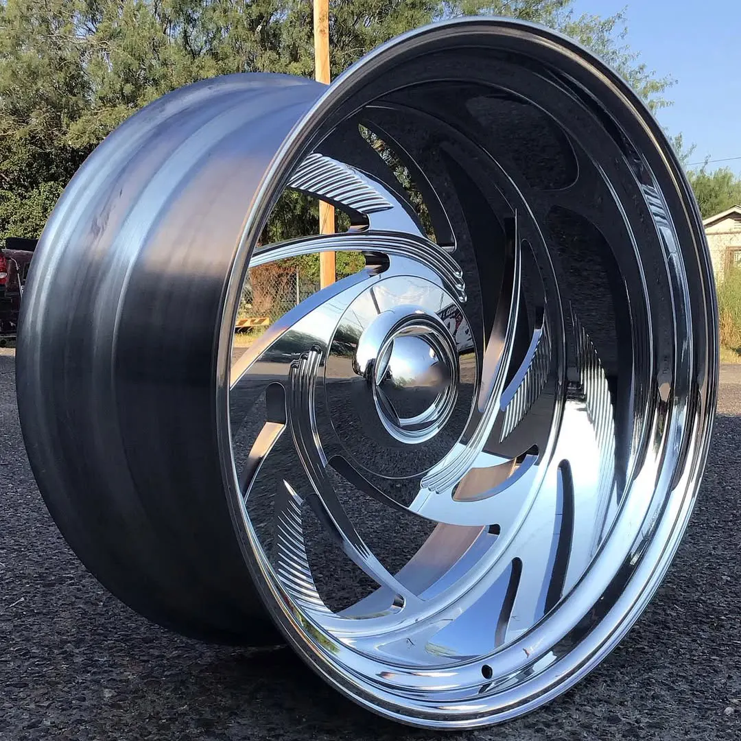 Dish Chrome Plated New Alloy Wheels 18 19 20 21 22 24 26 Inch Car Rims Passenger Car Custom for Chevy Ford Chevrolet