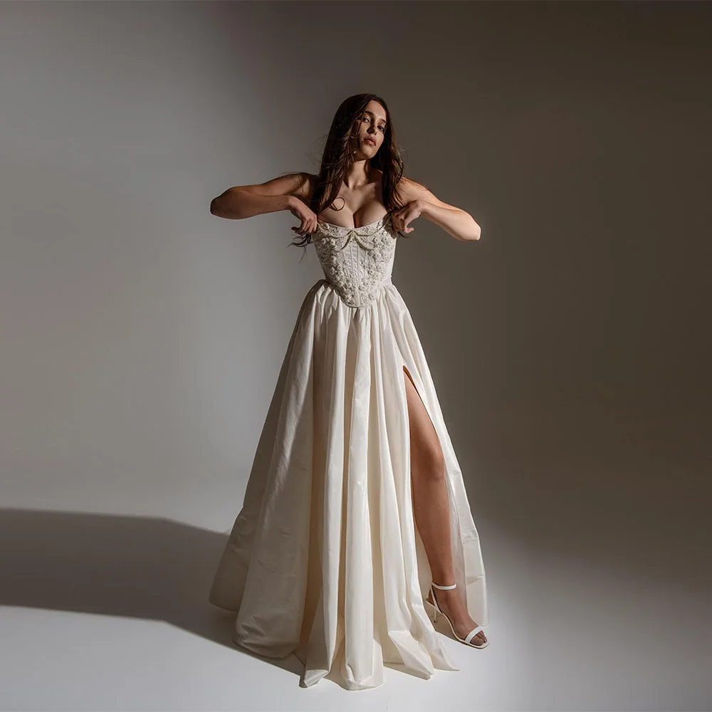 corset for underneath wedding dress The real math? Saying yes to a two piece means you get a versatile going out top long after the wedding. , Corsets, Sora bodice @moirahughescouture, Camille @saintbridal, Tempeste You can always adjust your ordered online dress with a local wedding tailor White Satin Corset Dress Perfect