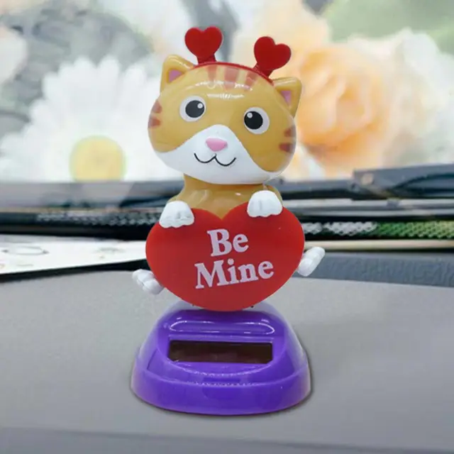 Bobble Heads Solar Dancing Animal Cartoon Desktop Ornament Cute