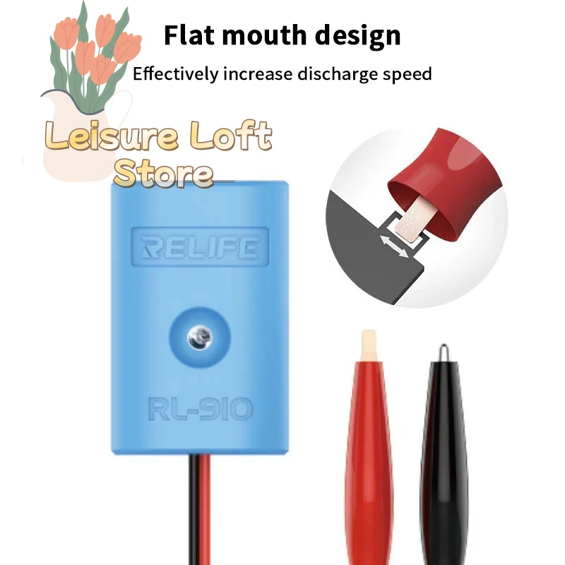 

Инструмент для снятия батареи RL-910 — проволока для удаления с подогревом типа C для безопасного ремонта iPhone, резак для клея без опускания