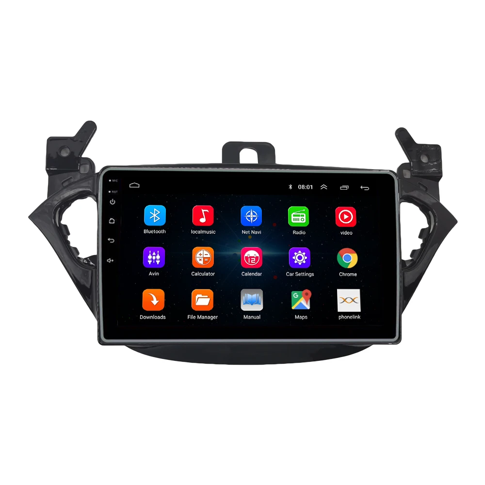 For OPEL ADAM OPEL CORSA UV BLACK Radio Headunit Device 2 Double Din Quad Octa-Core Android Car Stereo GPS Navigation Carplay