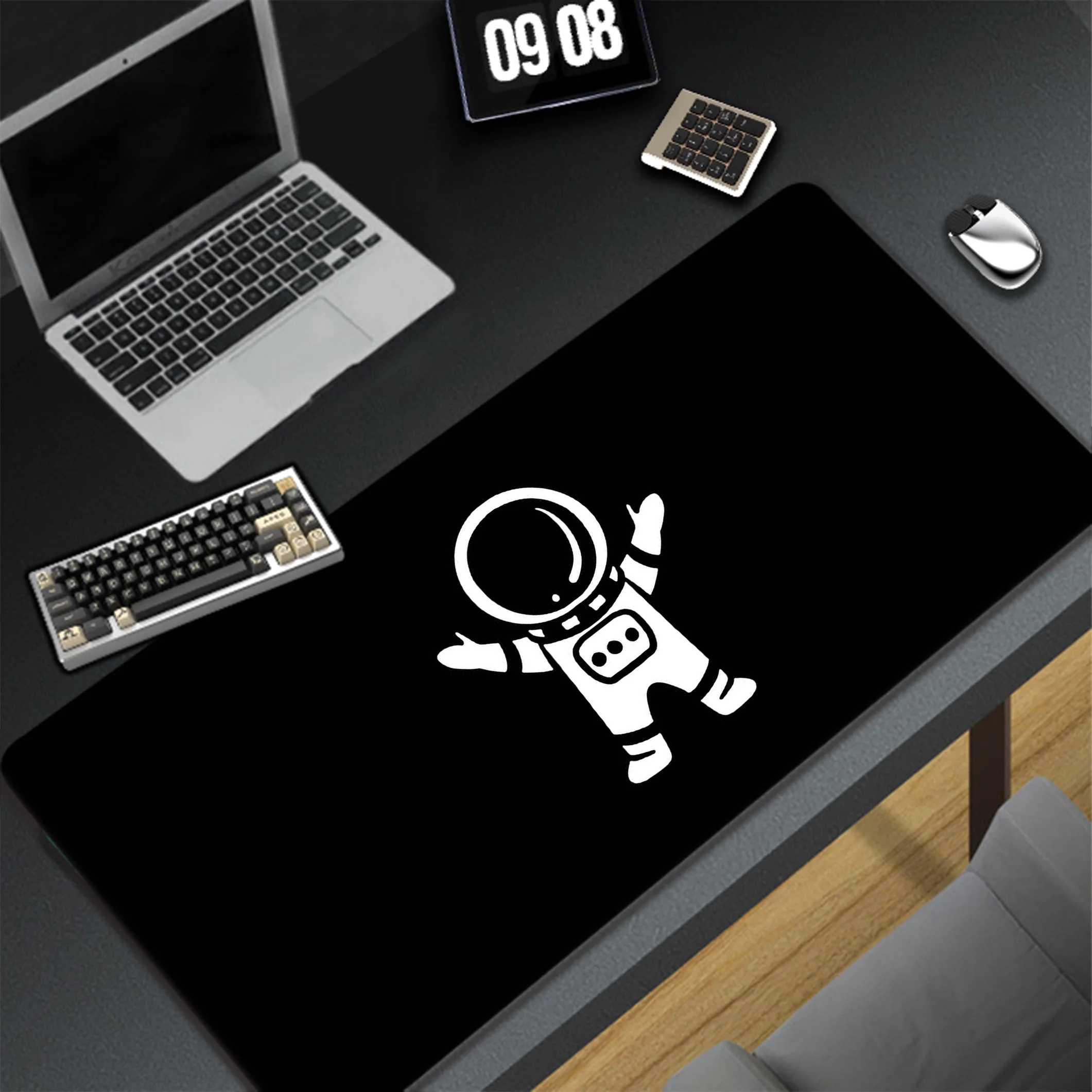 

Astronaut Gaming Mousepad Gamer Mousemat Mouse Mat Desk Pad XXL Anti-slip Mouse Pad Locking Edge Keyboard Mat Pc Tapis De Souris