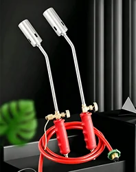 High Quality Stainless Steel Flamethrower, Single & Double Switch LPG Propane Torch for Metal Welding, Pig Hair Removal and BBQ
