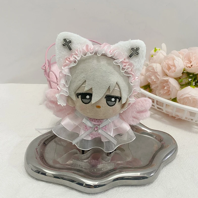 10cm cotton doll handmade custom exquisite clothes lace bow nunu doll headband cute skirt Korean idol doll replacement outfit