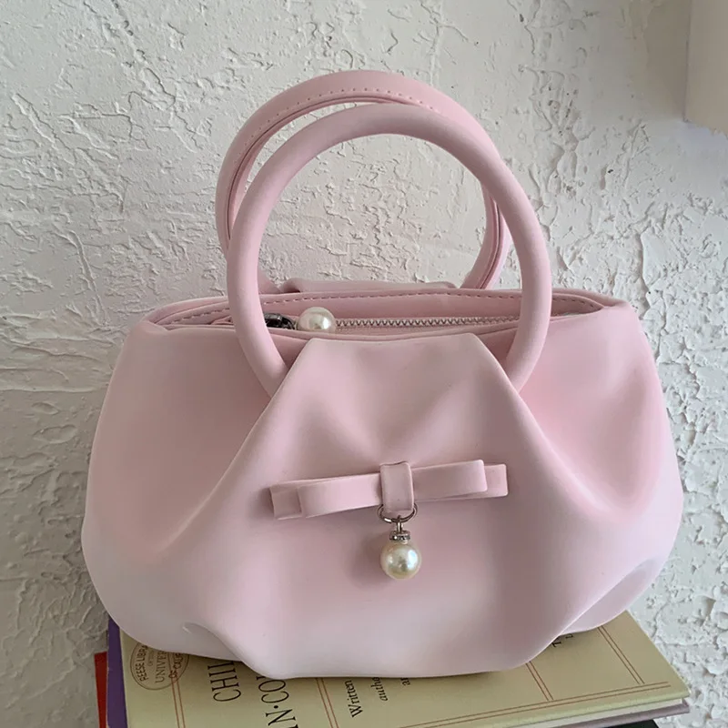 

​​2025 Summer Womens Cloud Shoulder Bag Stylish Pleated Crossbody Purse Minimalist Chic Handbag Unique Fashionable Tote​