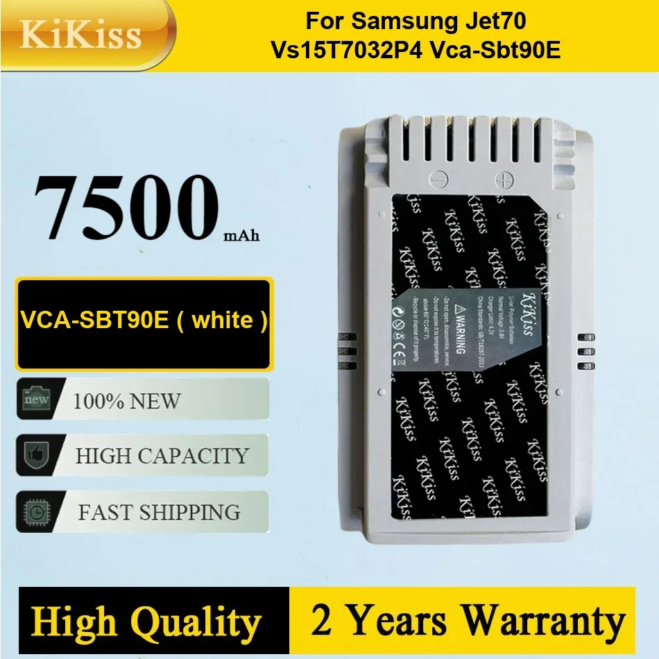 

Совершенно новый аккумулятор подходит для Samsung JET70 VS15T7032P4 VCA-SBT90E, аккумуляторы для пылесоса + трек, без гарантии