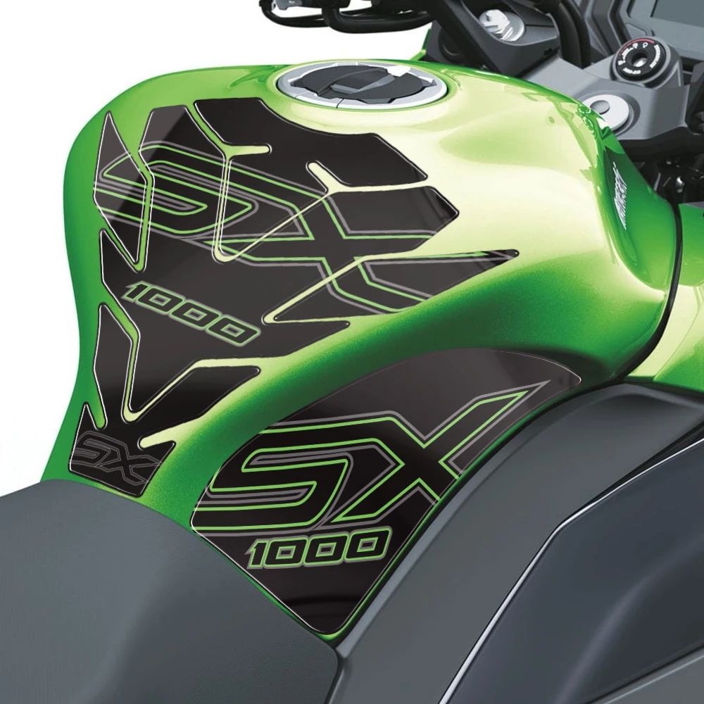 For KAWASAKI NINJA 1000SX 2020 2021 2022 2023 2024 2025 Motorcycle Accessories Tank Knee Protector 3D Gel Paint Protection Kit