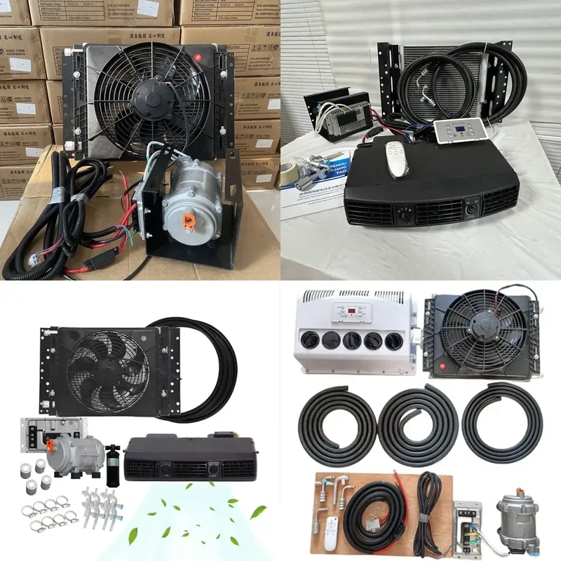 for Automobile Hidden Air Conditioner 12V 24V RV Refrigeration Frequency Conversion Energy Saving Car AC